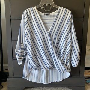 West Kei blouse 3/4 sleeve, size medium.